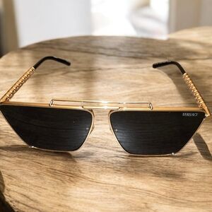 Versace VE2266 100287 Men's Sunglasses Gold Size 64